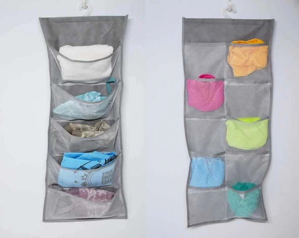 Dolap İçi Asılabilir İç Çamaşırı Dolap Düzenleyici - 15 Gözlü - 2