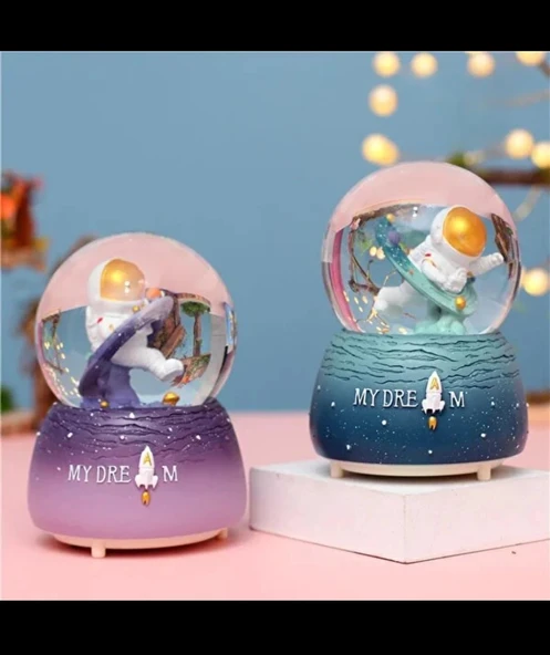 Astronot Kar Küresi Orta Boy Wy20k23 ürün görseli 1