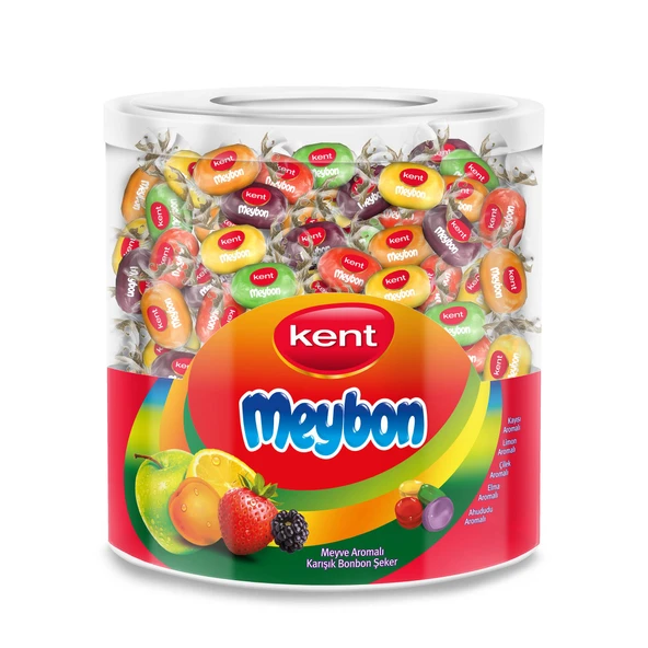Kent Meybon Mini Meyveli Kavanoz Şeker 504gr