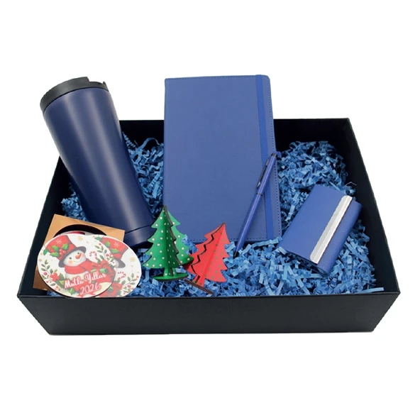 Derin Mavi Dörtlü Set | VIP Hediye Özel Kutusu ile ürün görseli