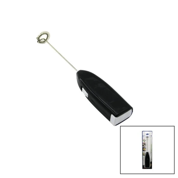 Pilli Renkli Süt Ve Kahve Köpürtücü - Karıştırıcı Mini Mikser - 5