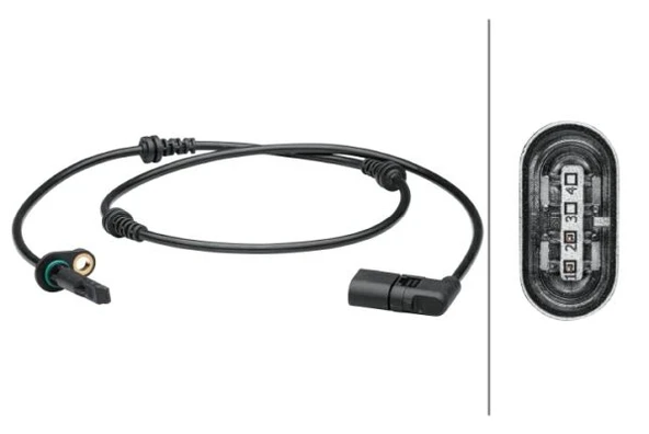 Mercedes Abs Sensoru On Sag C-Class W205 14> S205 14> C205 15> A205 16> - Hella 6pu012679-411 ürün görseli