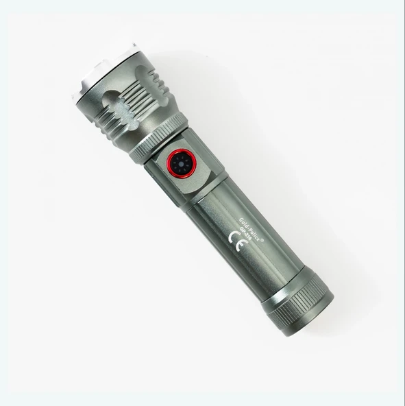 Gold Police Gp-216 Şarjlı El Feneri Güçlü Tg Led 2000 Lümen ürün görseli 1