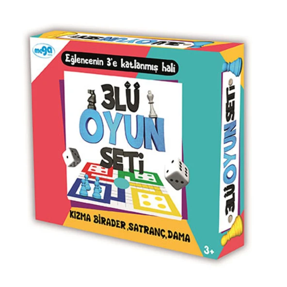 Üçlü Oyun Seti ürün görseli