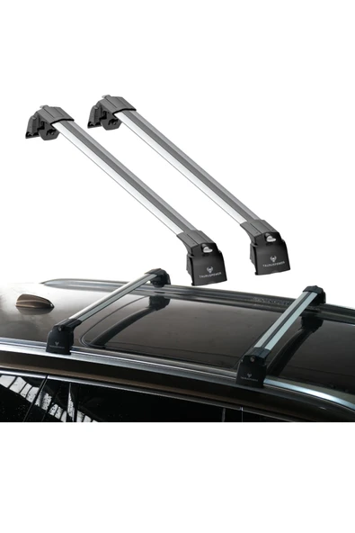 TAURUSPOWER MINI Countryman (U25) 2024–2025 TRS-2 Kilitli Sistem Ara Atkı Tavan Barı Gri (2 Adet) ürün görseli 1