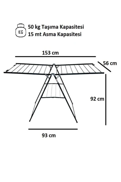 Perilla Fit Çamaşır Kurutmalık - Resim 5
