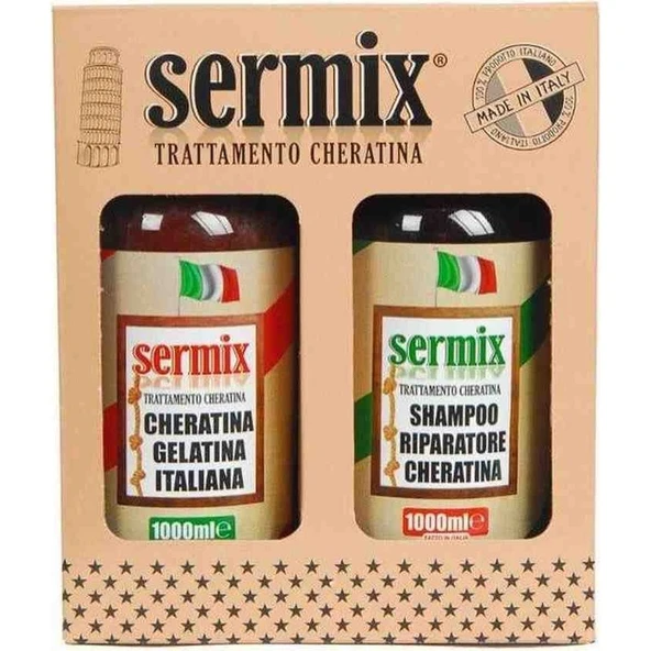Sermino Sermix İtalyan Jel Set Keratin - Resim 3