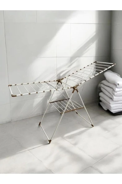 Mega Plast Çamaşır Kurutmalık Kapiçino - Resim 8