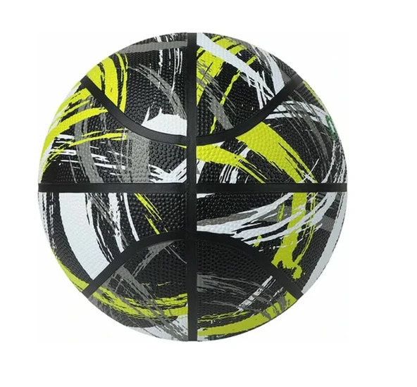 Molten Kauçuk Siyah ve Sarı 7 Numara Basketbol Topu B7F1601 - Resim 2