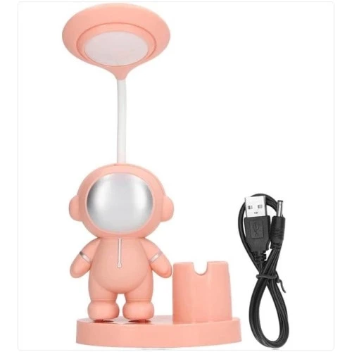 LED Astronot Masa Lambası Ve Kalemlik - Resim 4
