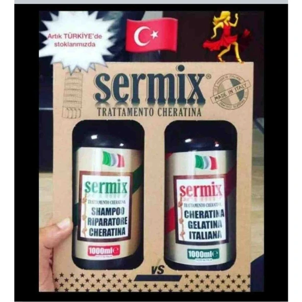 Sermino Sermix İtalyan Jel Set Keratin - Resim 2