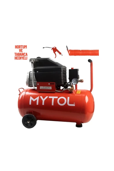 hallettim MYTOL YAĞLI 50L 2HP 8Bar Hava Kompresörü DO47FL-50 ürün görseli