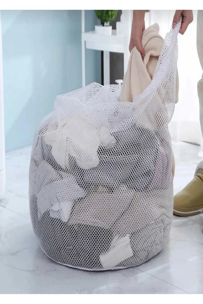 Maxi 50x70 cm Beyaz Çamaşır Yıkama Filesi 10'lu Set - 2