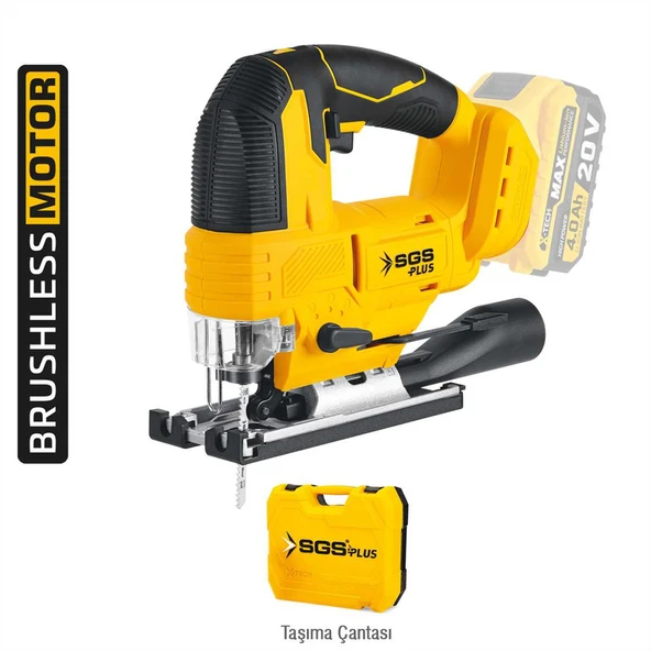 SGS PROFESYONEL DEKUPAJ TESTERE 20V (KÖMÜRSÜZ MOTOR) (SOLO MAKİNA) ürün görseli
