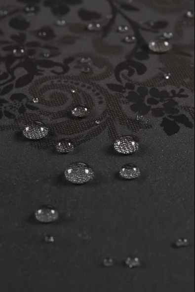 Jumbo Jakar Siyah Sıvı İtici Leke Tutmaz Masa Örtüsü 160x220 cm - Resim 4