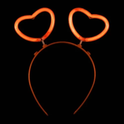 Glow Stick Karanlıkta Yanan Fosforlu Kalp Taç 12 Adet - Resim 5