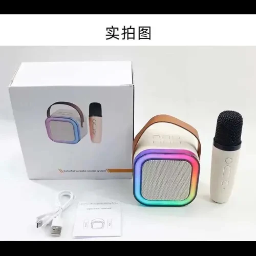 Karaoke Mikrofon Hoparlör Seti - Resim 3