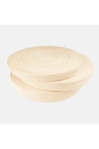 %100 Pamuk Balıksırtı Dokuma Kordon Dikiş Elişi Kordonu Yassı Balıksırtı 150 Metre - 2