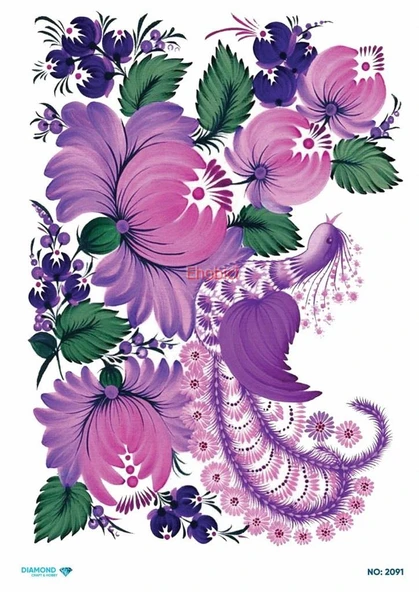 Diamond Pirinç Dekopaj Kağıdı - 2091 ürün görseli