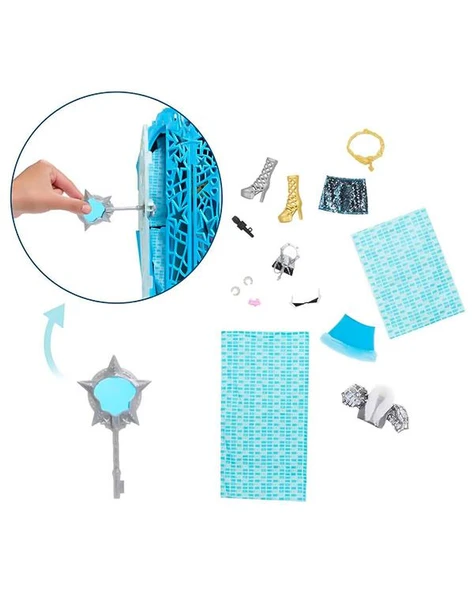 Monster High Skulltimate Secrets Hauntlywood Gizemli Frankie Stein Bebek JBG81 - Resim 4