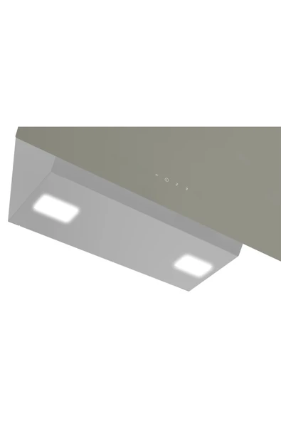 BDE 6041 G Gri Duvar Tipi Davlumbaz - Resim 5