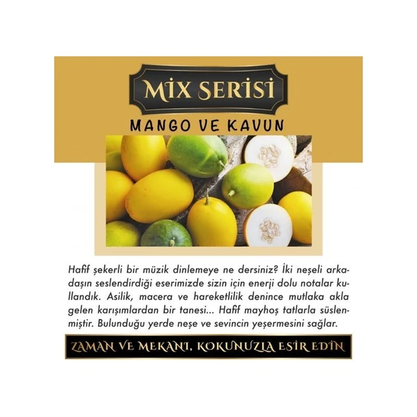 Koku Hanem Meczub Mix Serisi Mango & Kavun 10 Adet 12 ml Elma Şişe Oto Kokusu Araç Araba Parfümü - Resim 2