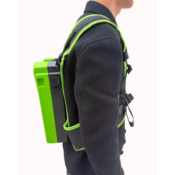 Minelli 500/700 Zeytin Hasat Makina Aküsü Lityum Sırt Batarya 18 Ah - Resim 3