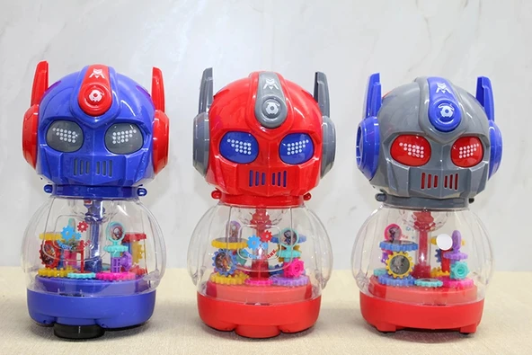 Dans Eden Işıklı Robot Kumbara