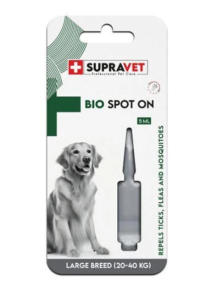 Supravet Büyük Irk Köpek Deri Ve Tüy Bakım Dış Parazit Bitkisel Damla 5 Ml ürün görseli 1