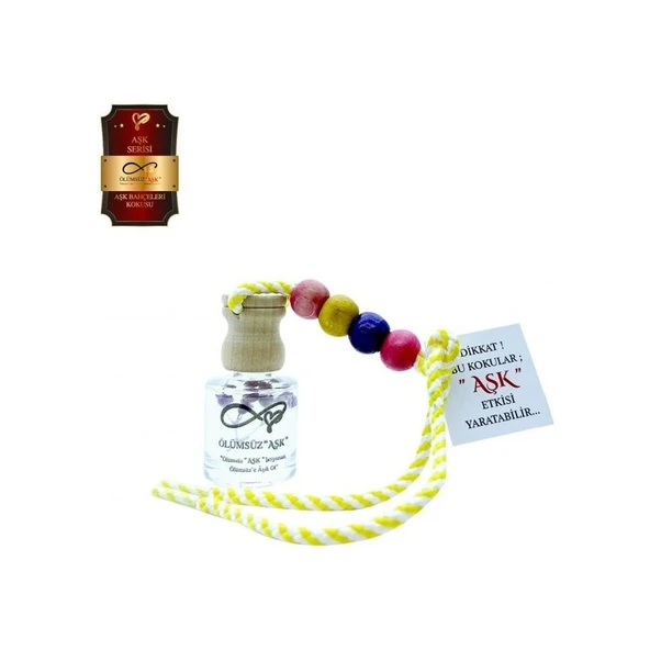 Koku Hanem Ölümsüz Aşk Aşk Serisi Aşk Bahçeleri 10 Adet 8 ml Silindir Şişe Oto Kokusu Araç Araba Parfümü ürün görseli 1