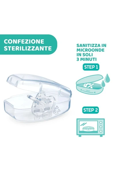 Chicco PhysioForma Soft 2'li Silikon Emzik 2-6 Ay Erkek - Resim 3