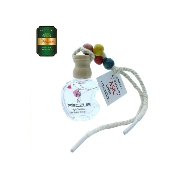 Koku Hanem Meczub Çiçek Serisi Leylak 10 Adet 12 ml Elma Şişe Oto Kokusu Araç Araba Parfümü ürün görseli 1