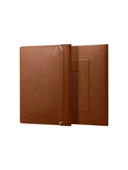 Spigen 16'' / 15'' MacBook & Notebook Laptop Taşıma Çantası Valentinus Classic Brown - AFA06419