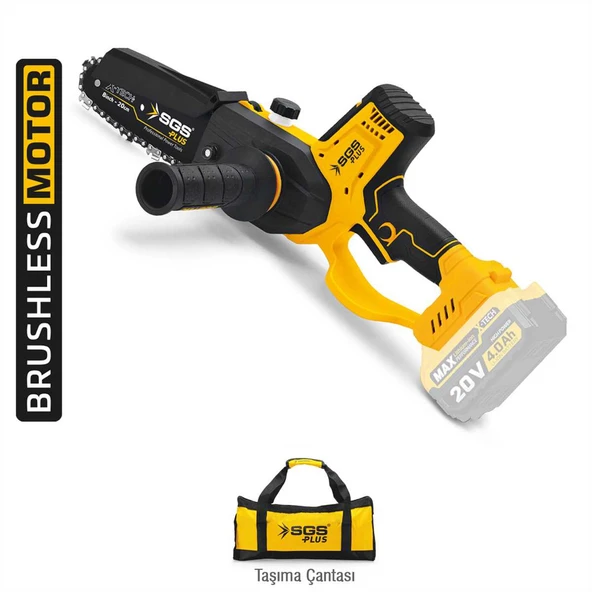 SGS PROFESYONEL AKÜLÜ AĞAÇ BUDAMA TESTERESİ 200 MM (SOLO MAKİNA) ürün görseli