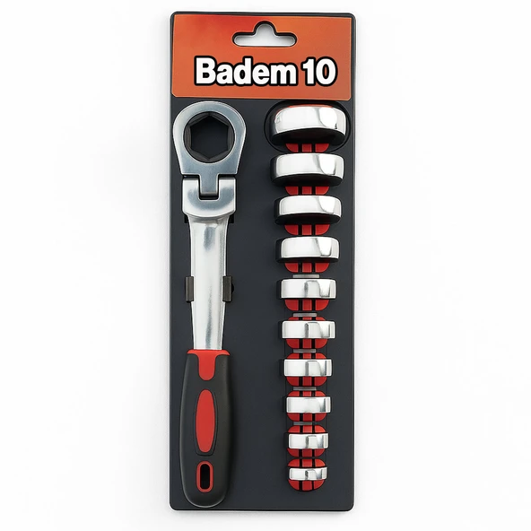 Profesyonel 13 Parça Değişebilir Kafalı Kombine Anahtar Takımı Çok Amaçlı Dayanıklı El Aleti Seti ürün görseli