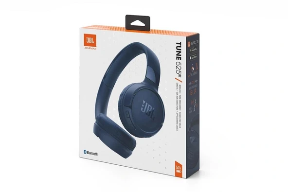 JBL Tune 525BT Multi Connect Wireless Kulaklık, Mavi - Resim 2