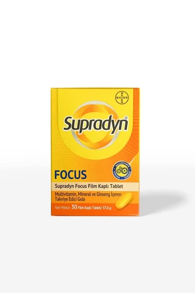 Supradyn Focus 30 Tablet ürün görseli 1