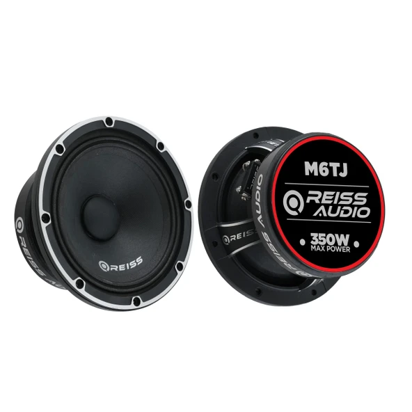 Reiss Audio RS-M6TJ 350 Watt Max Power+150 Watt Rms Power 16 Cm Oto Midrange 2 Li Paket Halinde ürün görseli