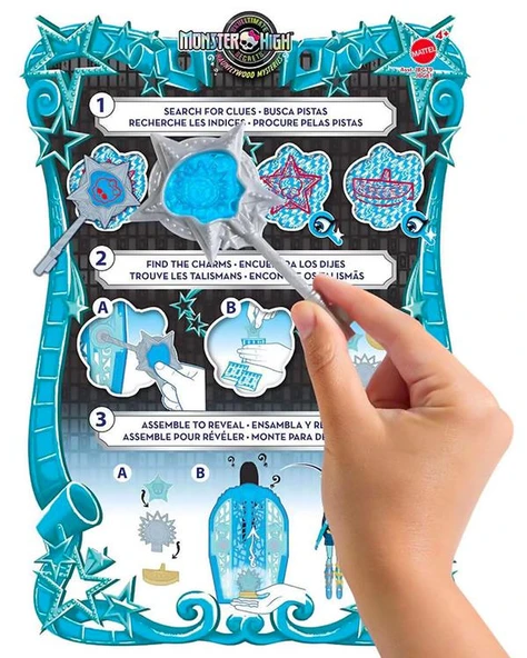 Monster High Skulltimate Secrets Hauntlywood Gizemli Frankie Stein Bebek JBG81 - Resim 3