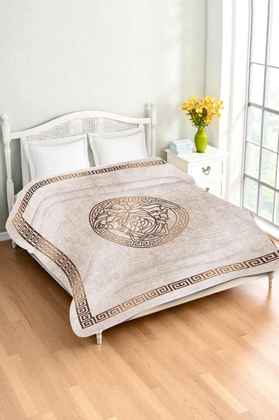 Lüks Çift Kişilik Bambu Battaniye Yumuşacık  ve Şık Tasarım (200X220 cm) BBT0015 RENKLİ 200 X 220 ürün görseli 1