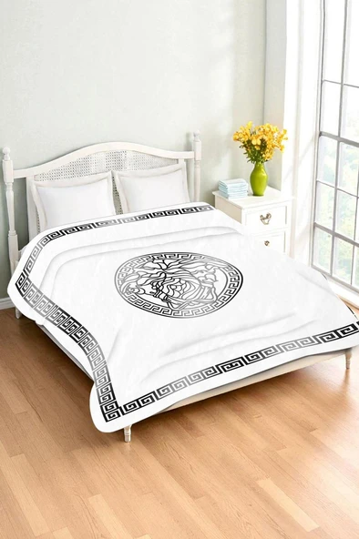 Lüks Çift Kişilik Bambu Battaniye Yumuşacık  ve Şık Tasarım (200X220 cm) BBT0017 RENKLİ 200 X 220 ürün görseli 1