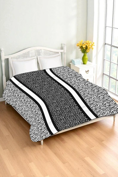 Lüks Çift Kişilik Bambu Battaniye Yumuşacık  ve Şık Tasarım (200X220 cm) BBT0019 RENKLİ 200 X 220 ürün görseli