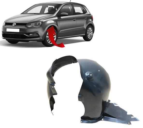 Vw Polo 2011-2014 Çamurluk Davlumbazı Sol 6R0809957F