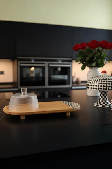 Bambum Ritual - Cam Kapaklı Peynir Seti Oval - 3