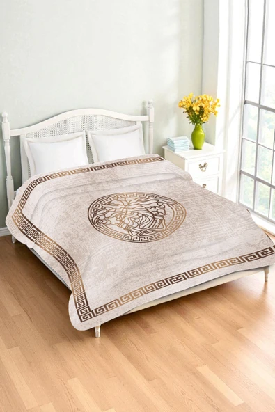 Lüks Çift Kişilik Bambu Battaniye Yumuşacık  ve Şık Tasarım (200X220 cm) BBT0015 RENKLİ 200 X 220 ürün görseli