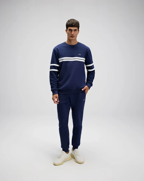 Ellesse Erkek Sweatshirt EM618-NV Navy Navy XXL - Resim 2