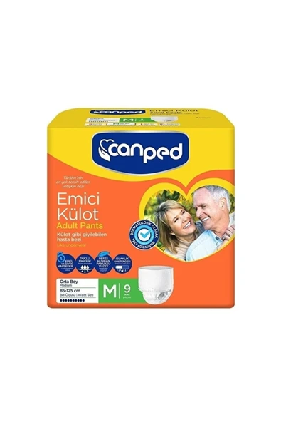 Hasta Bezi Orta Boy ( M ) 9lu Emici Külot X 3 Adet - Resim 2