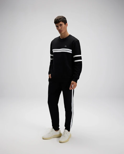 Ellesse Erkek Sweatshirt EM618-BK Black Black S ürün görseli 1