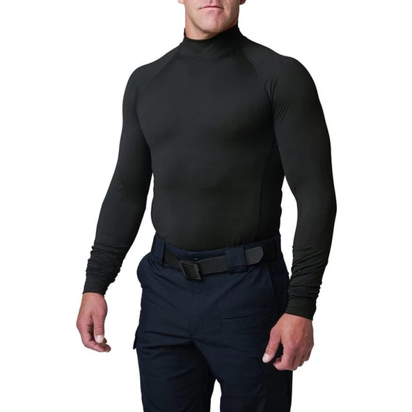 5.11 MOCK NECK LS TOP SIYAH - Resim 11