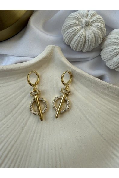 Atelier Emine Çivi Model Küpe - 3